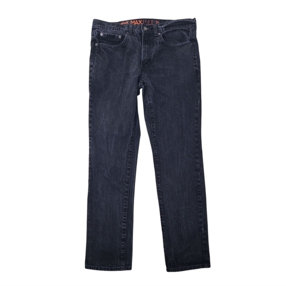 Urban Pipeline Max Flex Slim Straight Black Wash Size 33 - Picture 1 of 9
